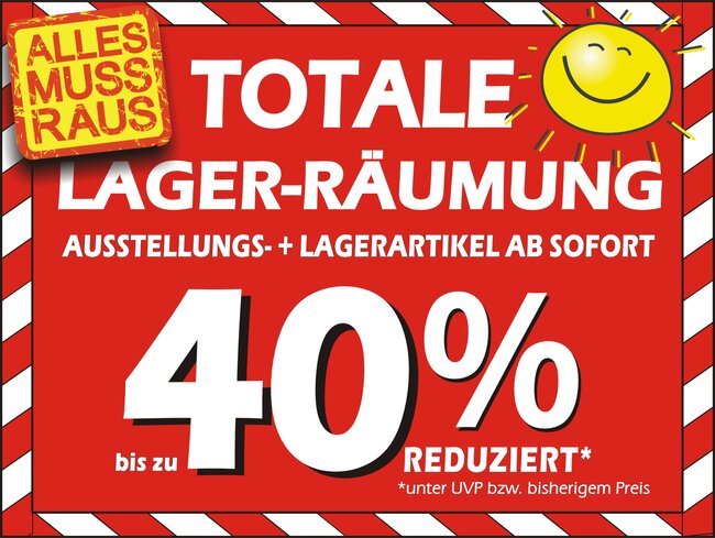 Gartenmöbel Lagerräumung 2026