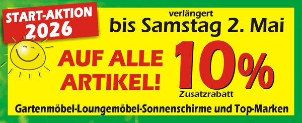 10% Aktion Gartenmöbel Bacz