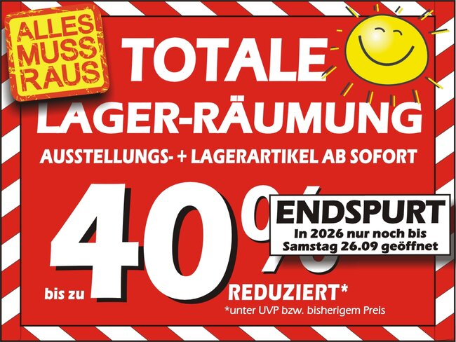 Gartenmöbel Bacz Lagerräumung Endspurt
