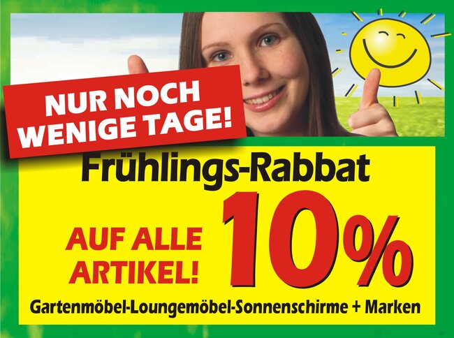 % Aktion Gartenmöbel Bacz